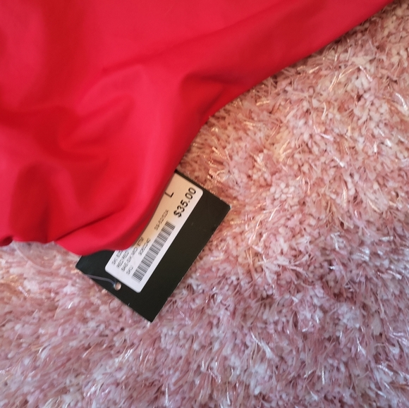 NWT High Waist Red Bikini Bottom - Picture 3 of 5